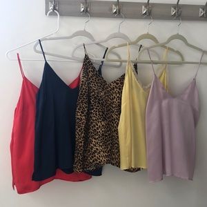 NWT Anine Bing Silk camisoles